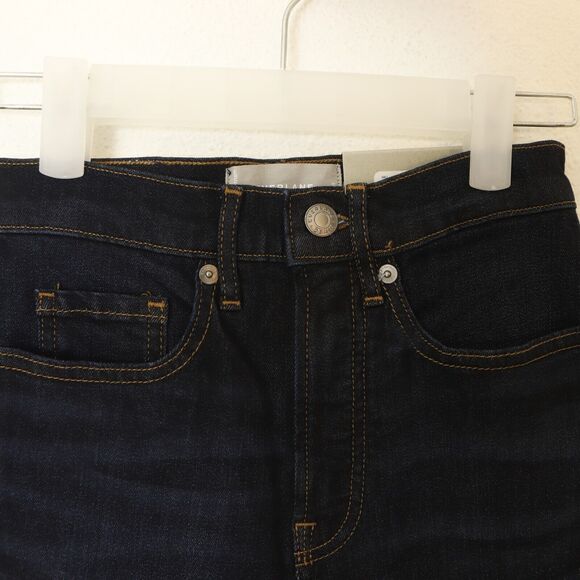 Everlane Authentic Stretch High Rise Skinny 23 T Zip Fly Deep Blue NWT B23 - Picture 5 of 6